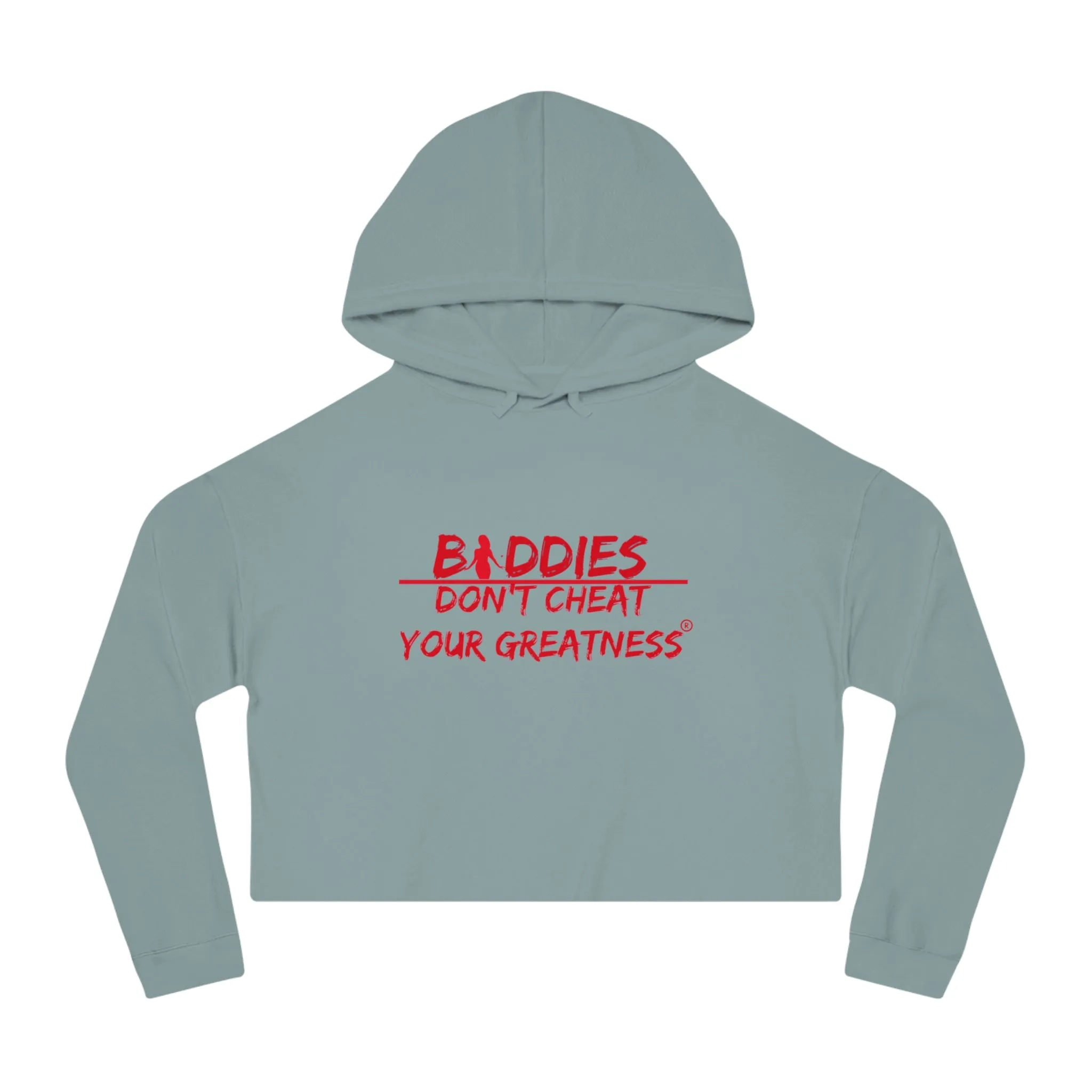 DCYG FX Baddies Red Logo Women’s Cropped Hooded Sweatshirt