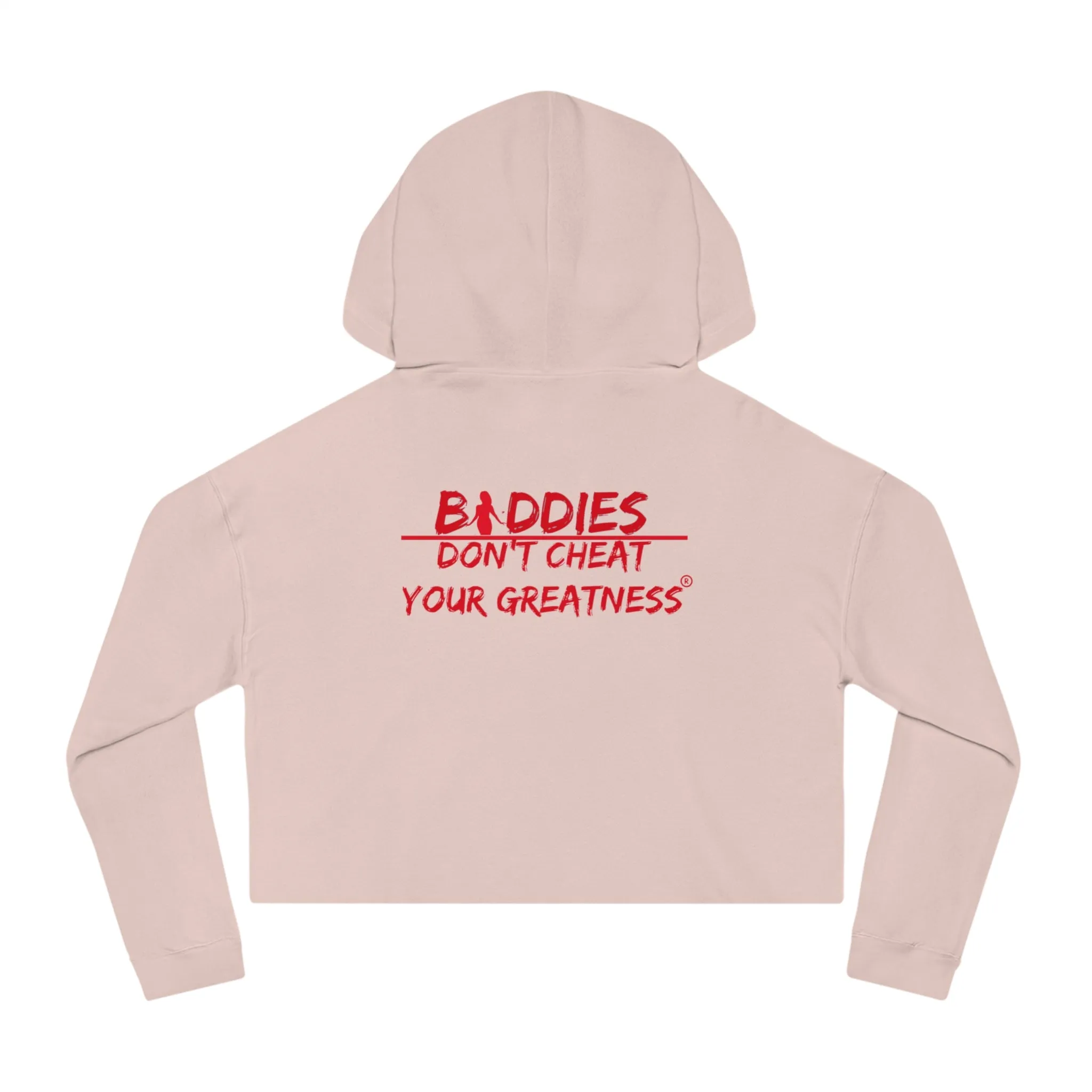 DCYG FX Baddies Red Logo Women’s Cropped Hooded Sweatshirt