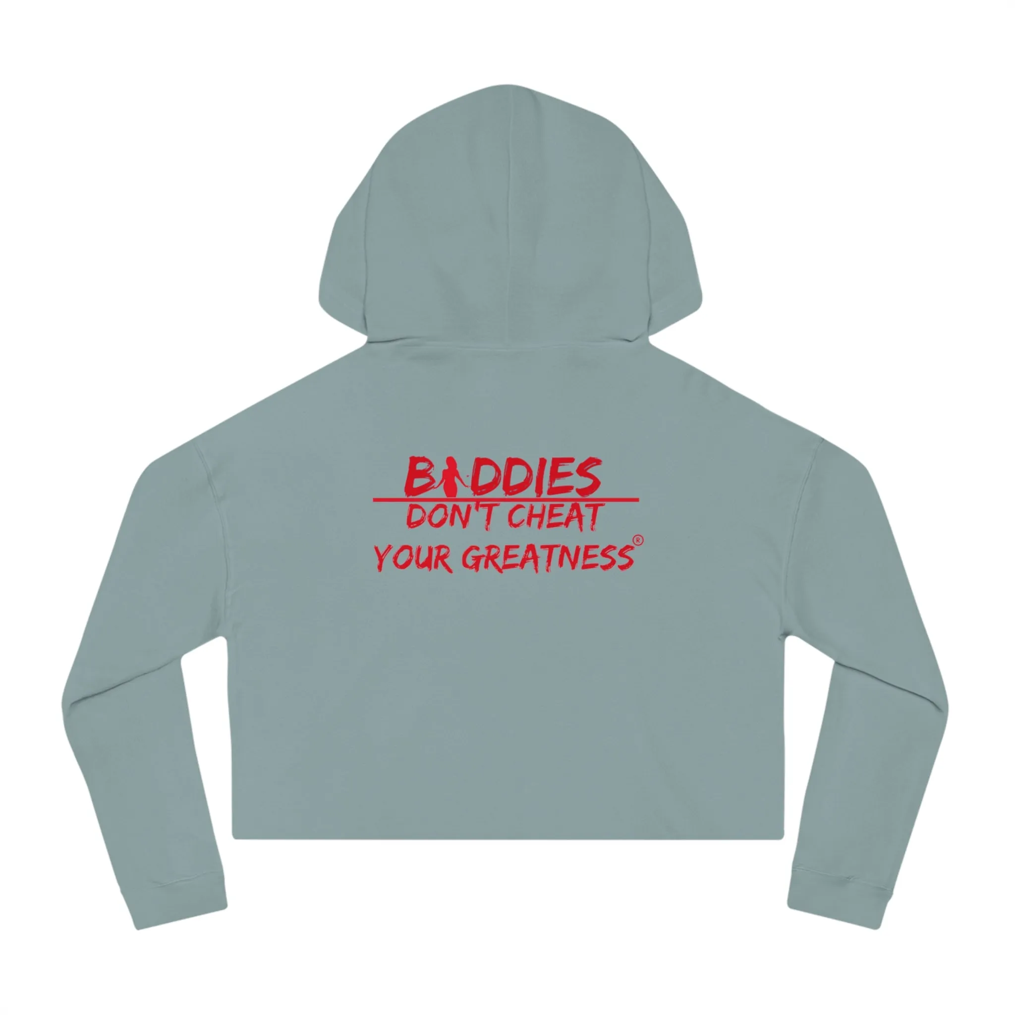 DCYG FX Baddies Red Logo Women’s Cropped Hooded Sweatshirt