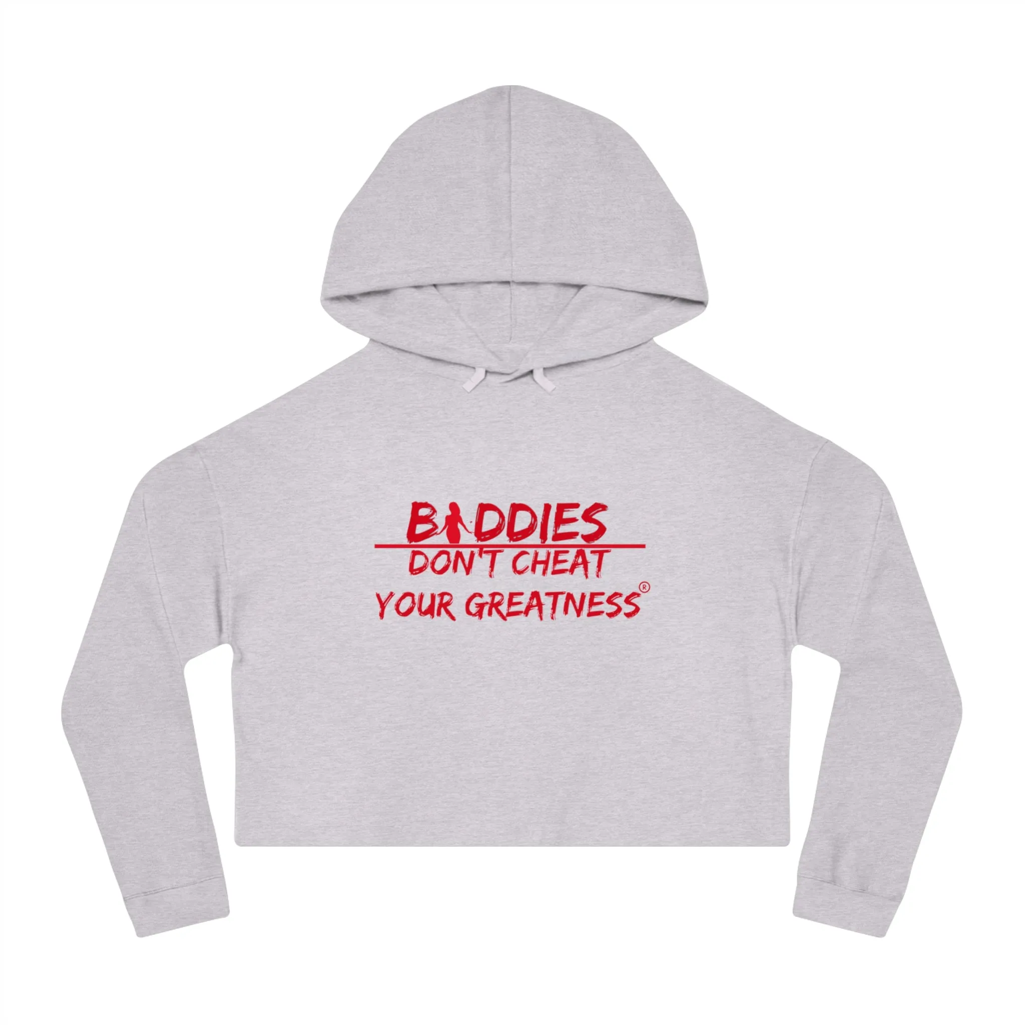 DCYG FX Baddies Red Logo Women’s Cropped Hooded Sweatshirt