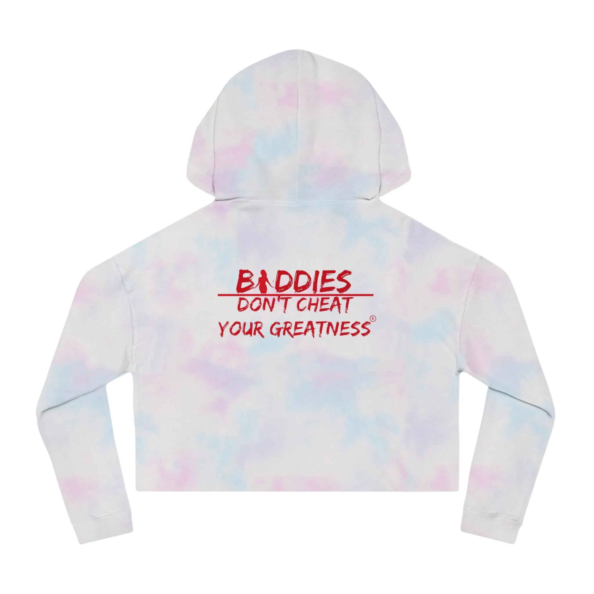 DCYG FX Baddies Red Logo Women’s Cropped Hooded Sweatshirt