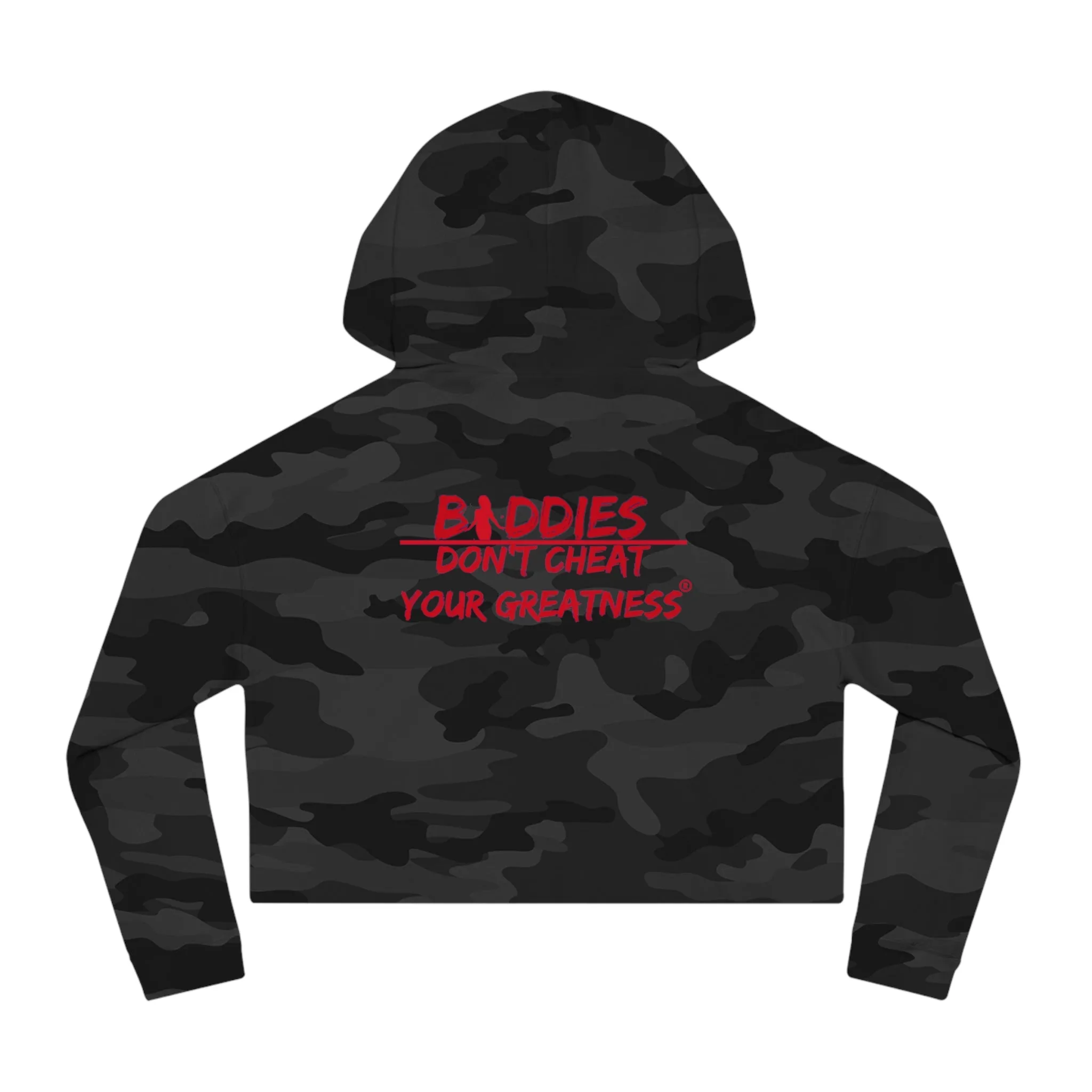 DCYG FX Baddies Red Logo Women’s Cropped Hooded Sweatshirt