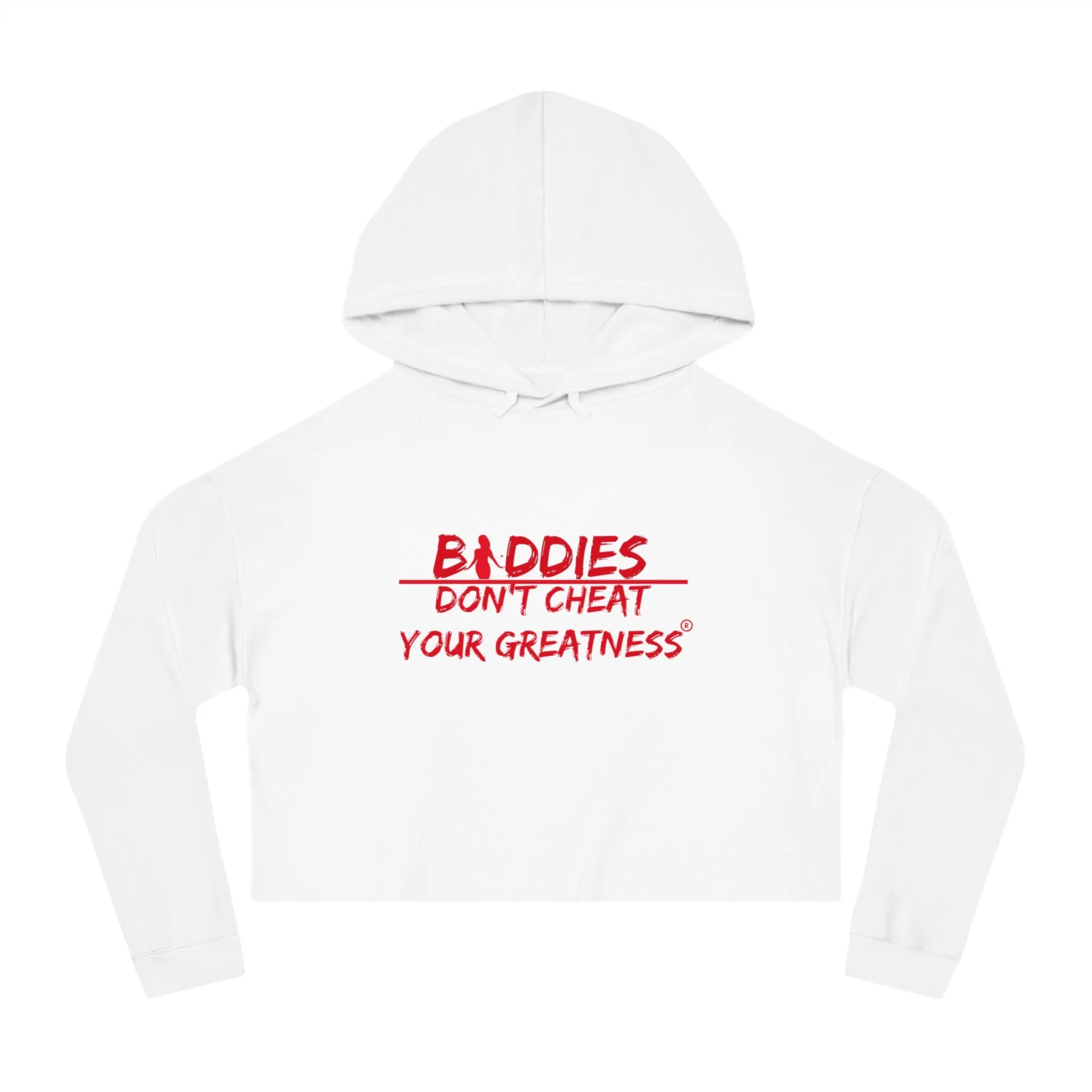 DCYG FX Baddies Red Logo Women’s Cropped Hooded Sweatshirt