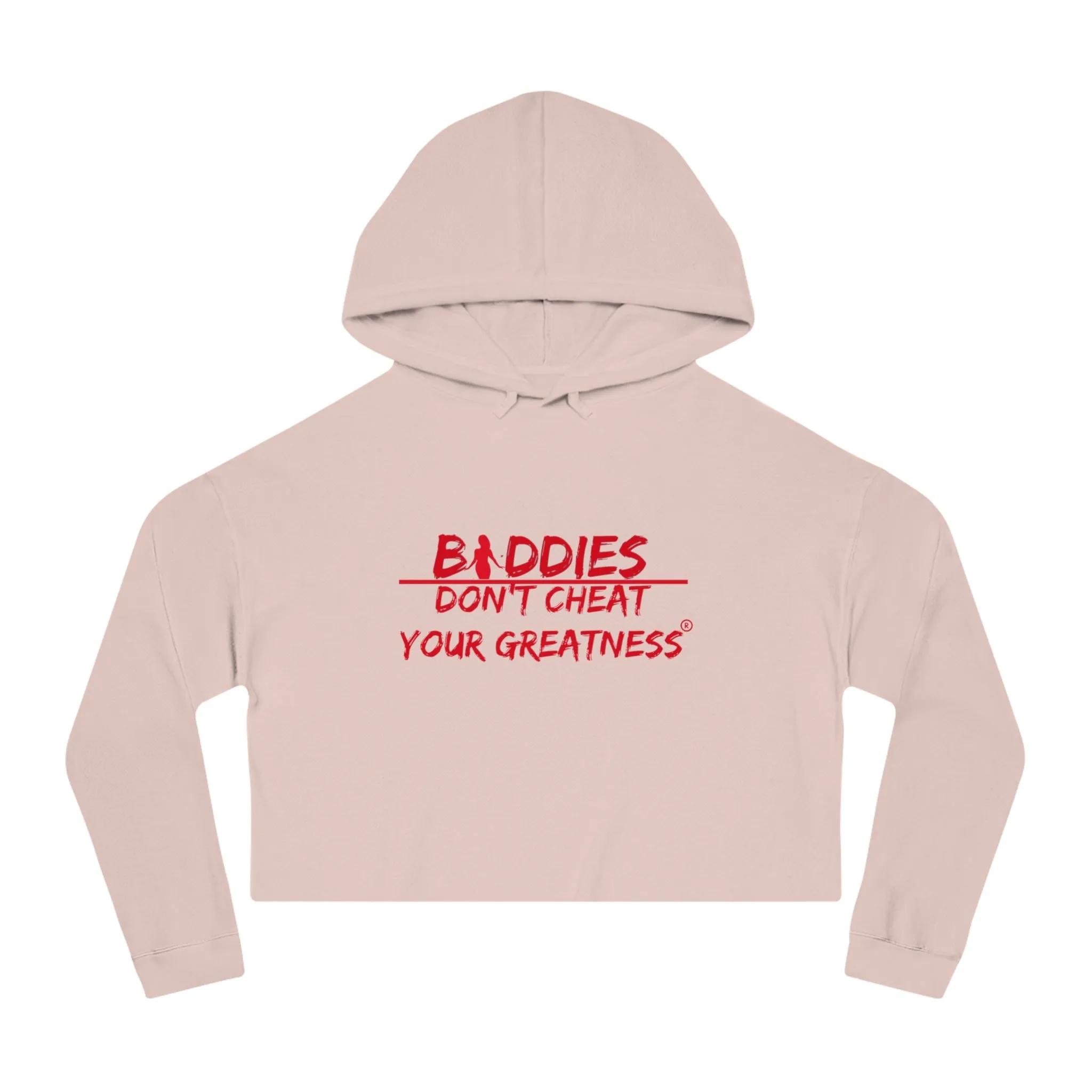 DCYG FX Baddies Red Logo Women’s Cropped Hooded Sweatshirt