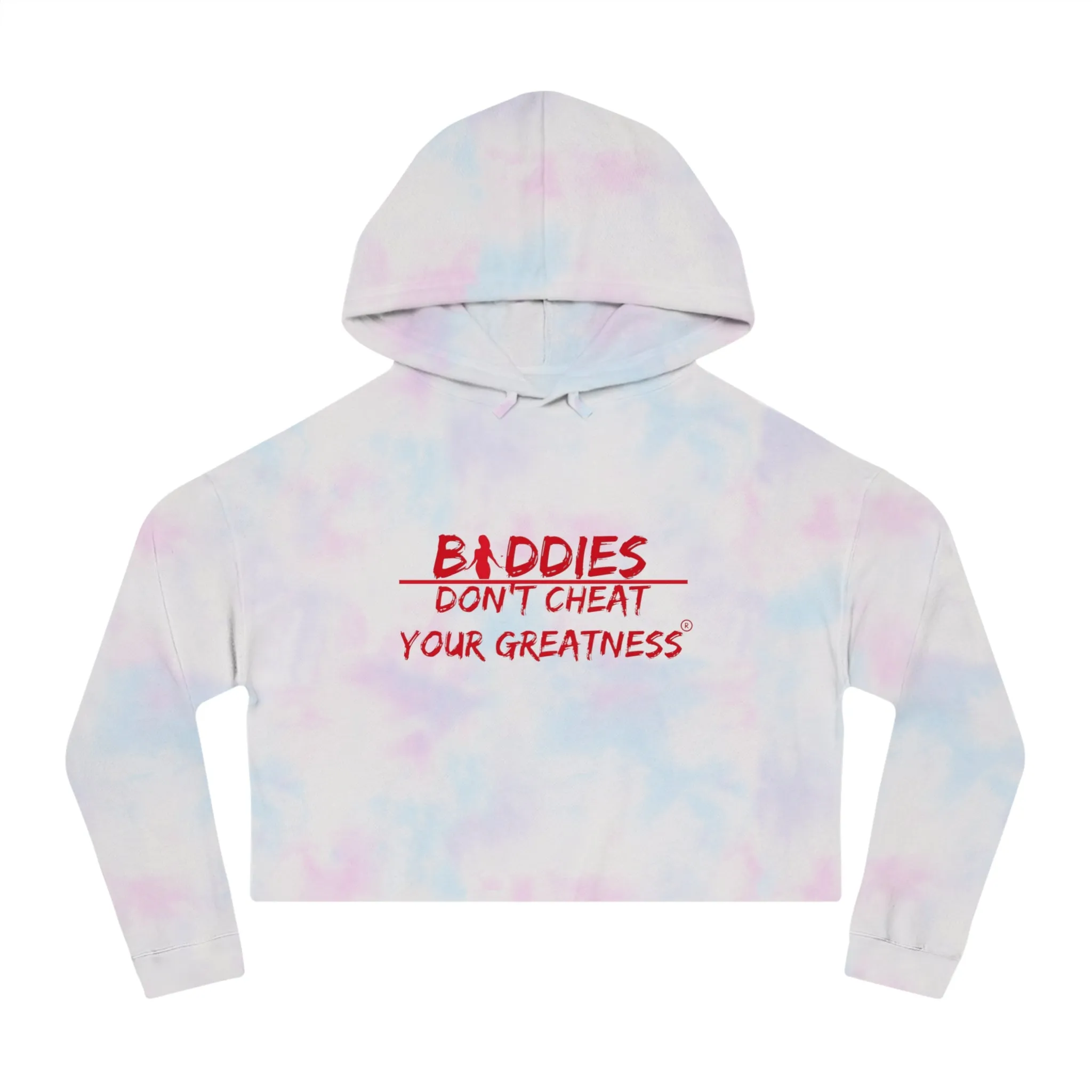 DCYG FX Baddies Red Logo Women’s Cropped Hooded Sweatshirt