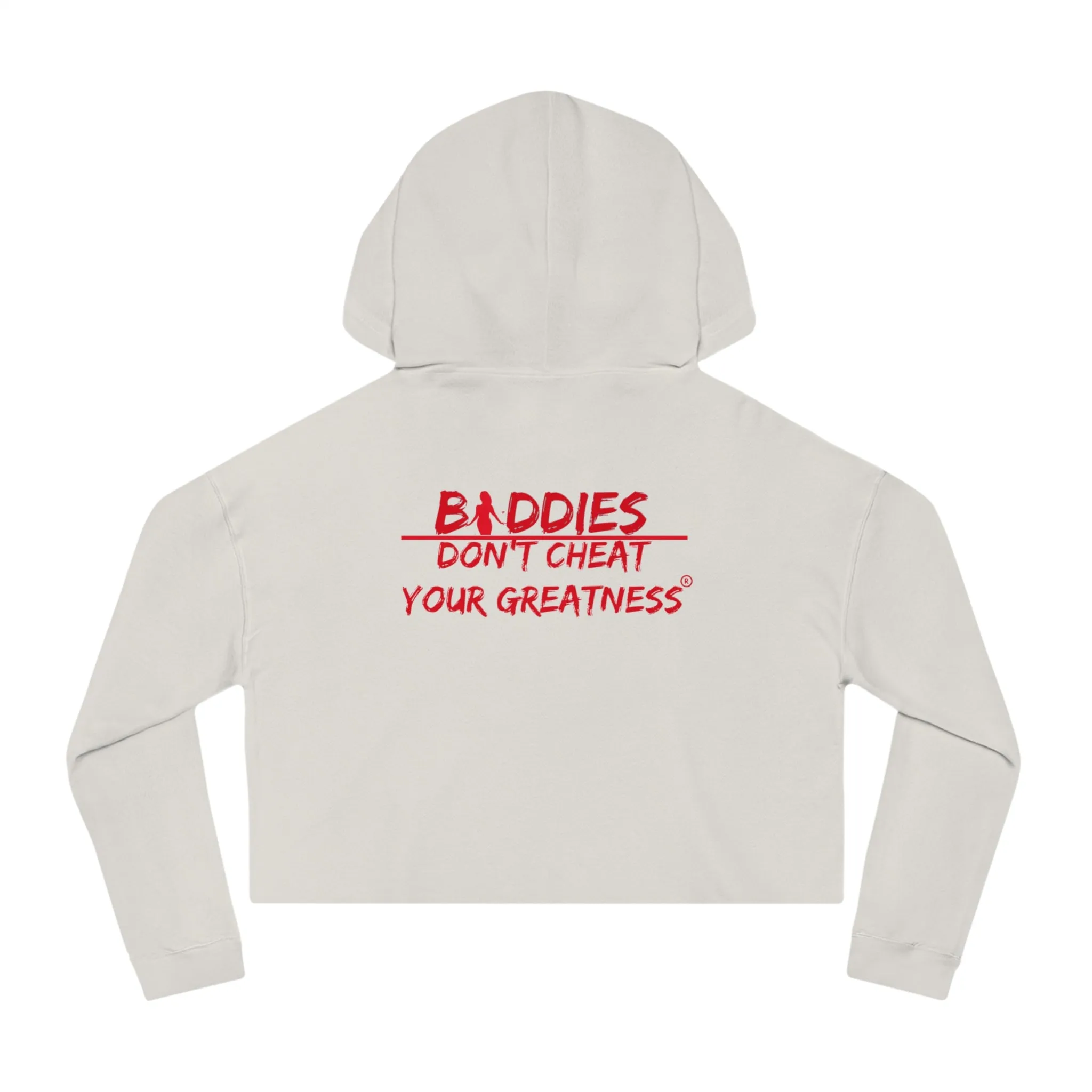 DCYG FX Baddies Red Logo Women’s Cropped Hooded Sweatshirt