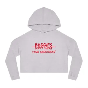 DCYG FX Baddies Red Logo Women’s Cropped Hooded Sweatshirt