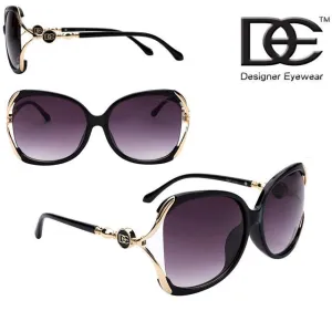 DE Designer Oversized Butterfly womens sunglasses UV400