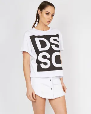 Dead Studios Mirror Oversized Tee White