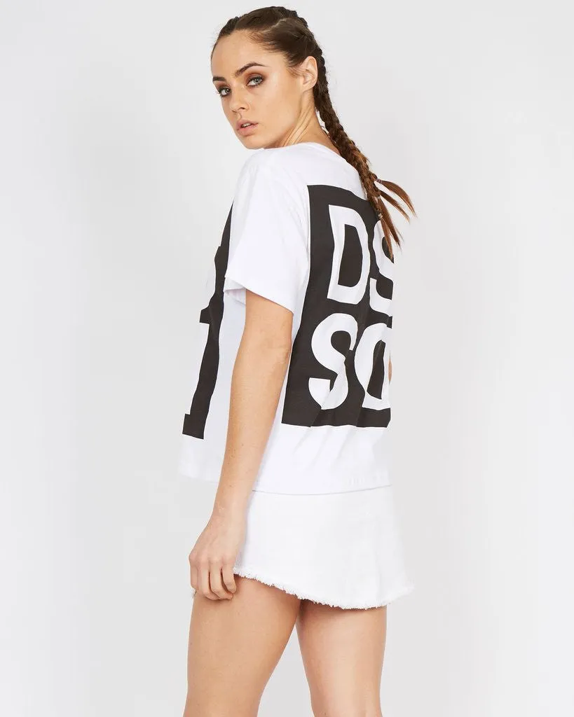 Dead Studios Mirror Oversized Tee White