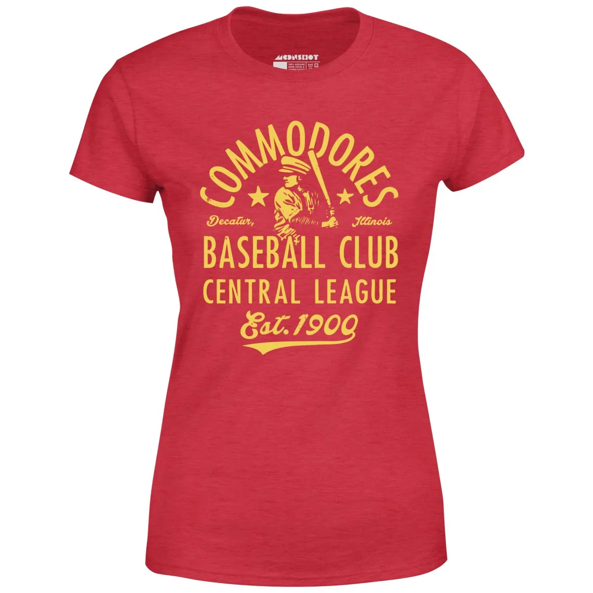 Decatur Commodores - Illinois - Vintage Defunct Baseball Teams - Women's T-Shirt