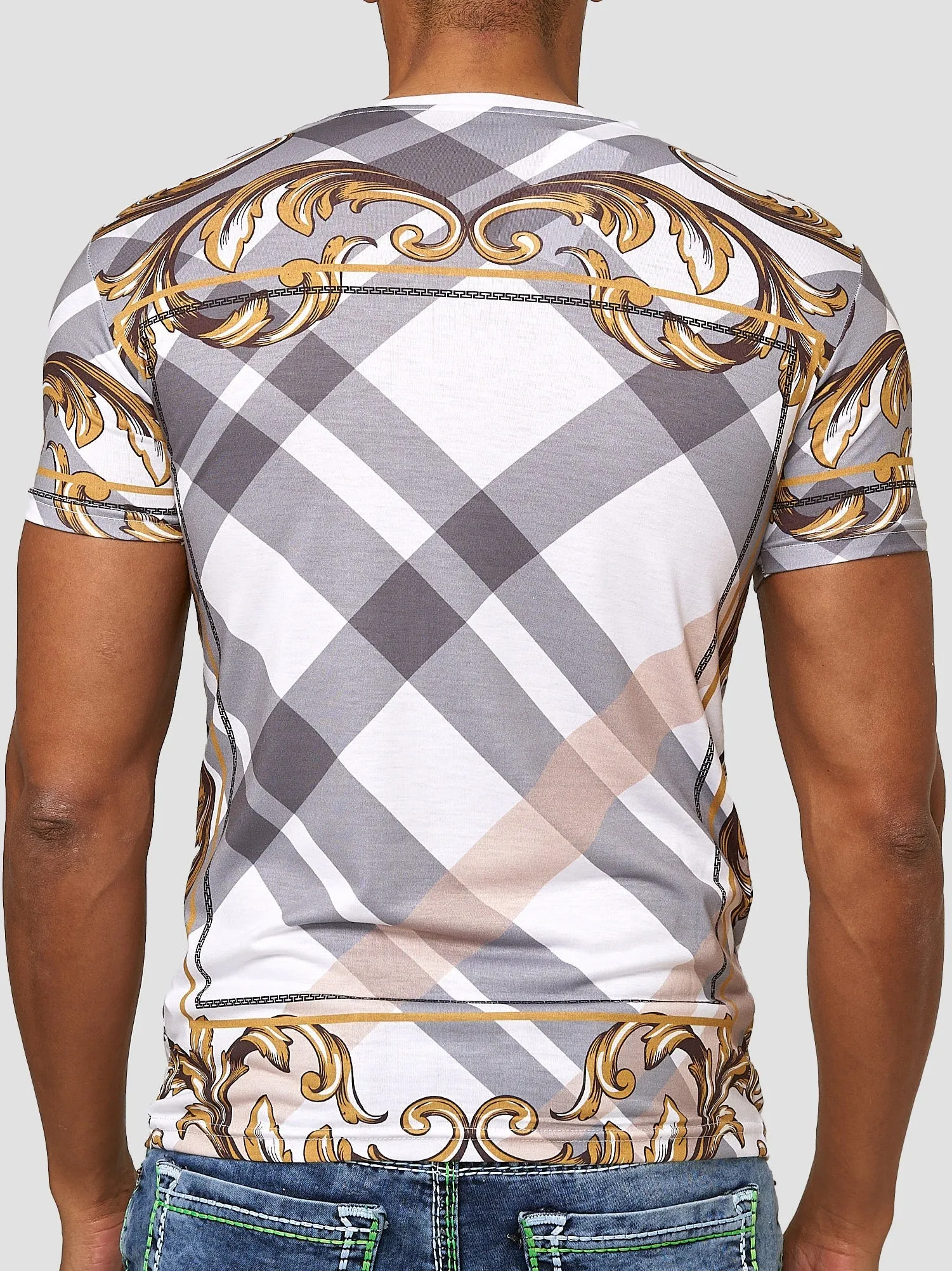 Defa Lion Graphic T-Shirt - White X86