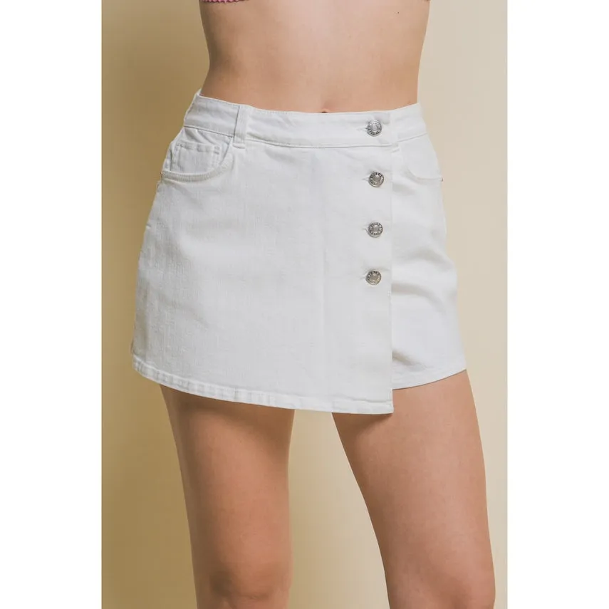 Denim Skort