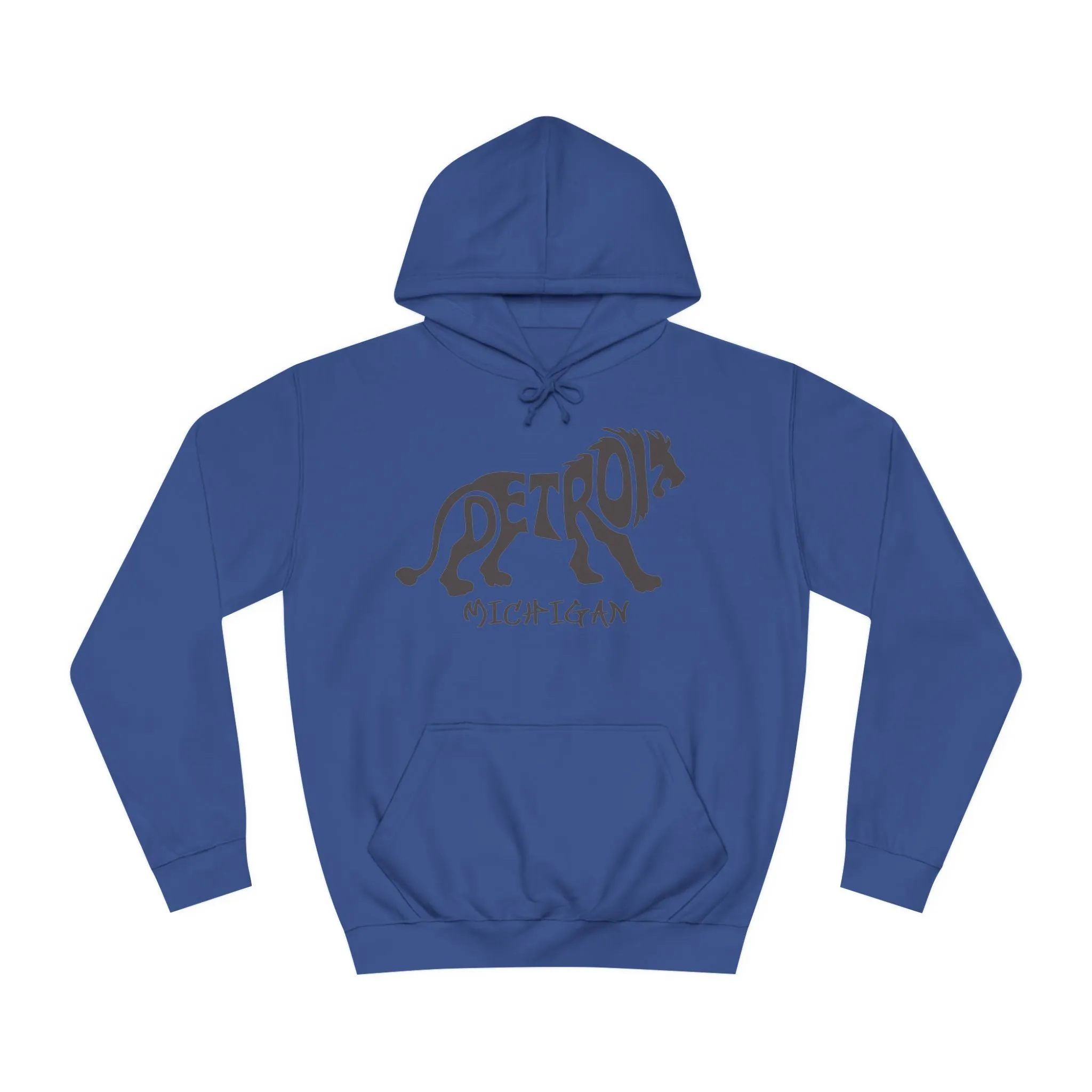 Detroit Lions Vintage Logo NFL Unisex College Hoodie 2 prints
