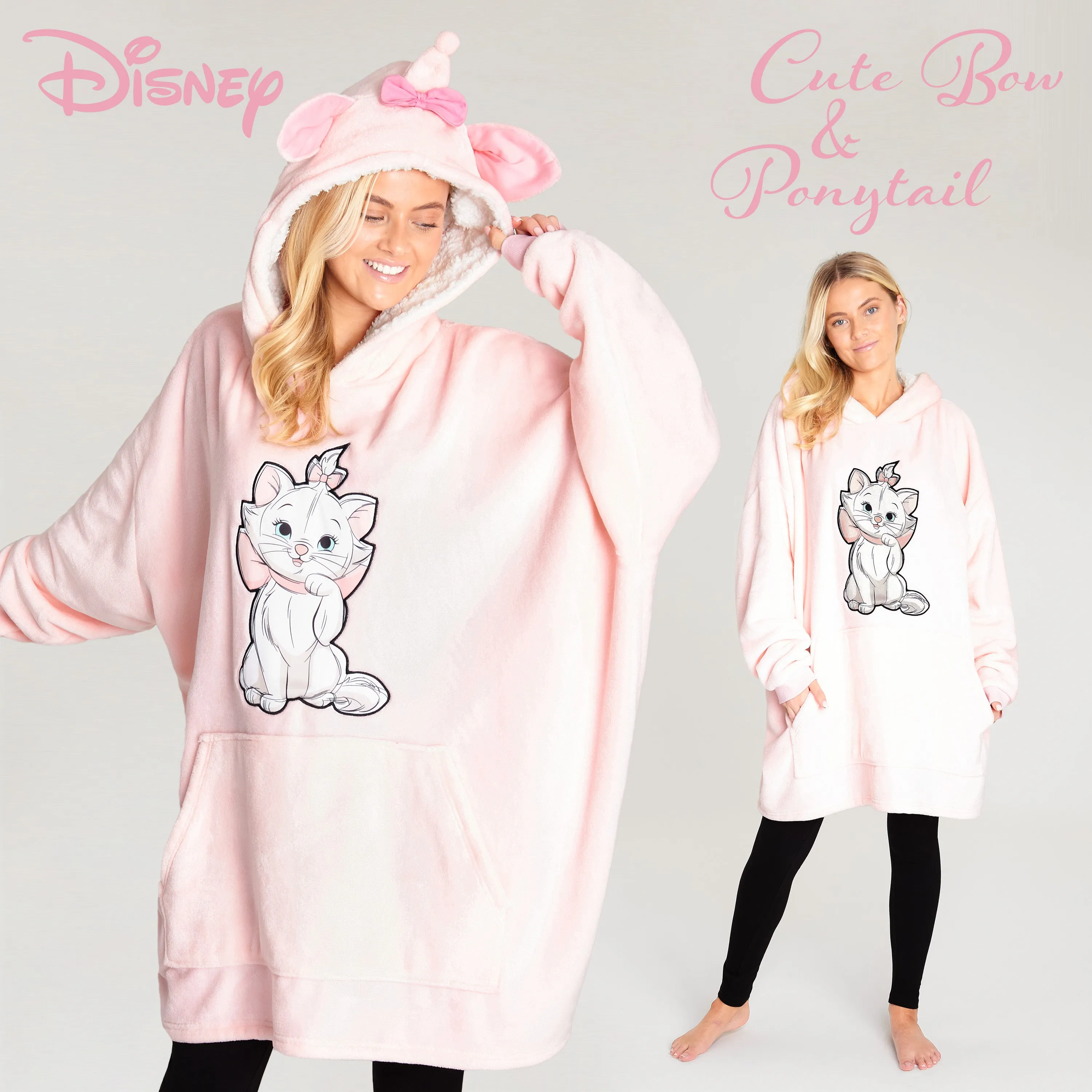 Disney Women's Hoodies, Oversized Blanket Hoodie - Marie