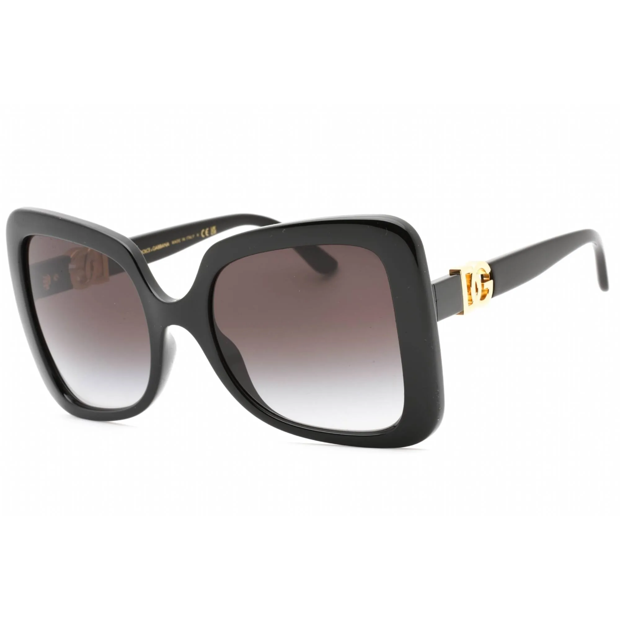 Dolce & Gabbana Women's Sunglasses - Black Plastic Oversized Frame | 0DG6193U 501/8G