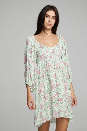 DOLCE MINI DRESS - DAISY FLORAL PRINT