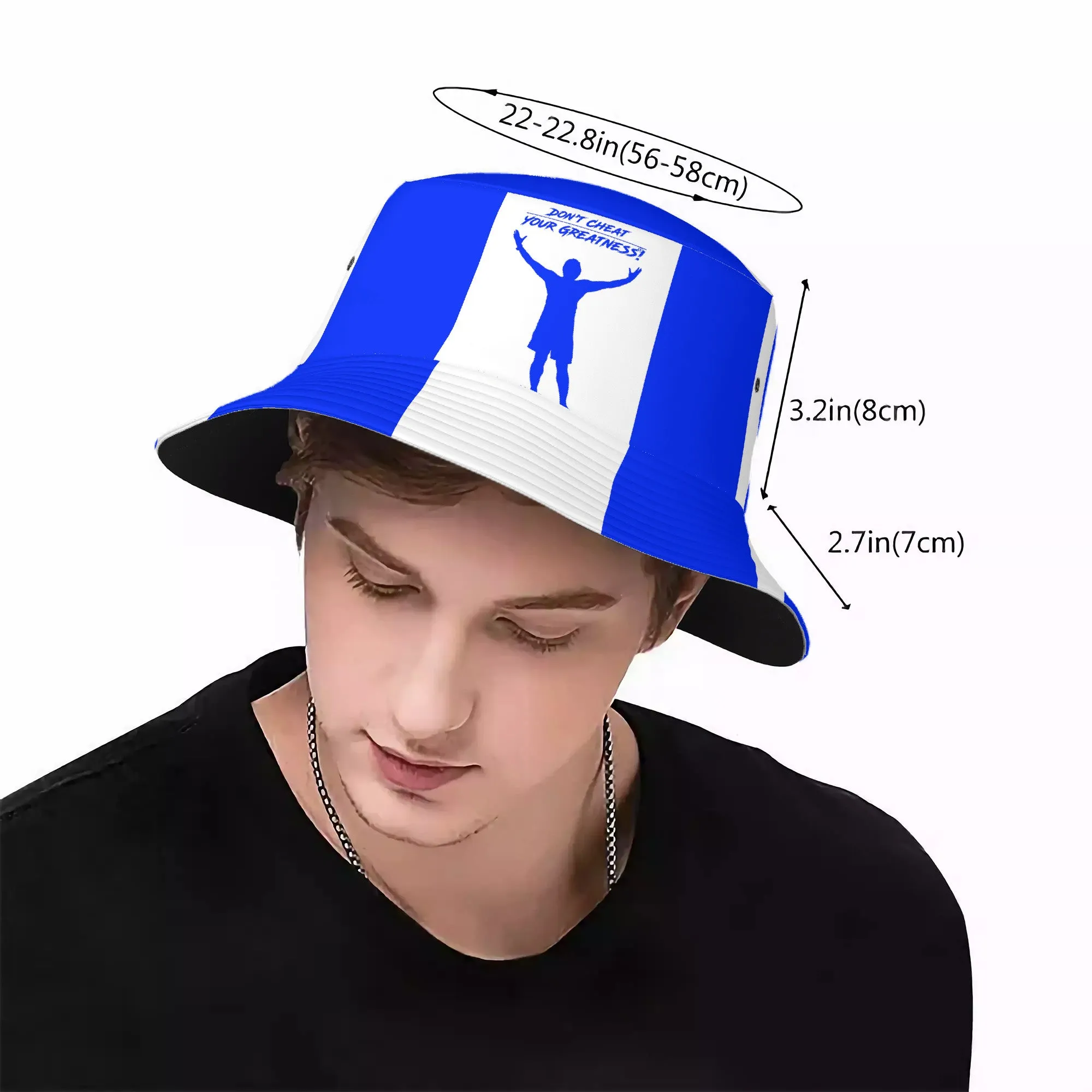 Dont Cheat Your Greatness Adult Bucket Hat