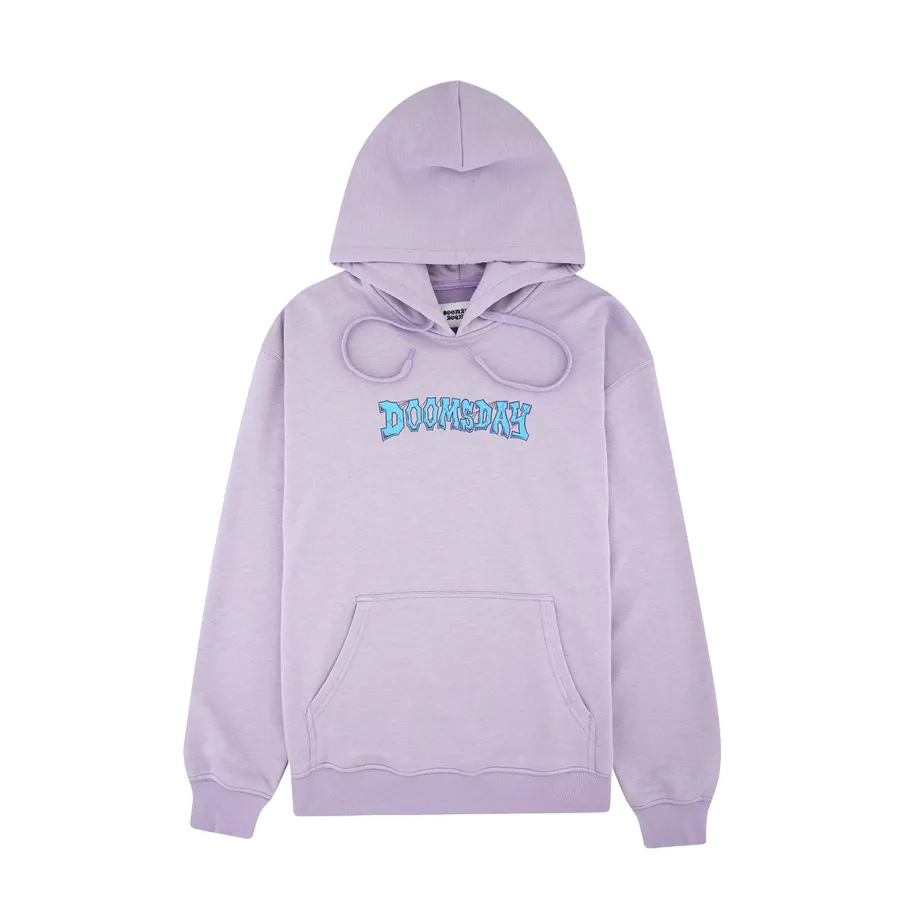 Doomsday Felpa con cappuccio e trasca a marsupio Crush Hoodie YHY0092LIL lilla