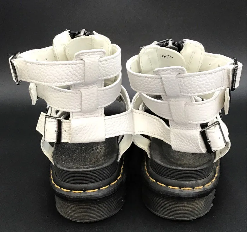 Dr. Martens Women's Olson White Strappy Sandals - Size 8