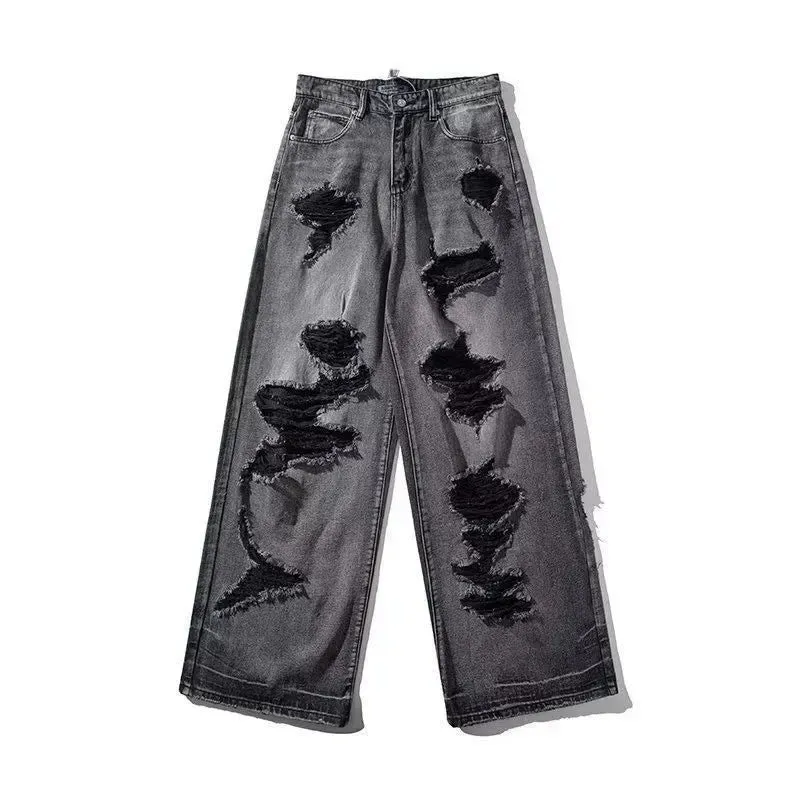 DressBetty - 2024 Korean Streetwear Gyaru Kpop Hippie Baggy Denim Women's Jeans