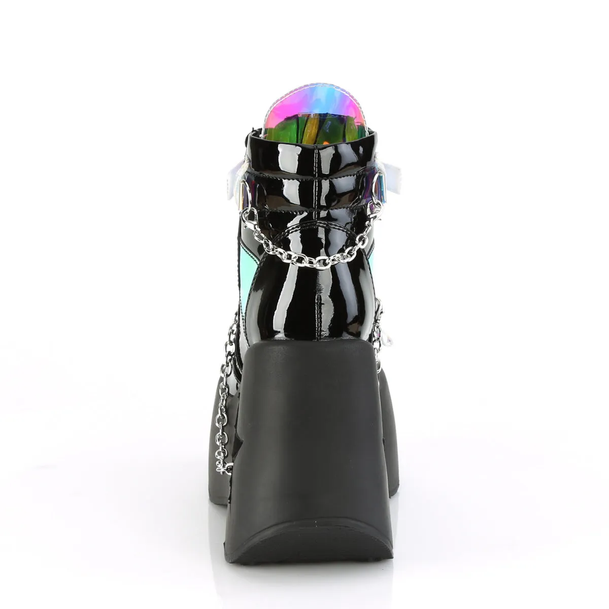 DYNAMITE-101 DemoniaCult Black Sexy Women's Ankle Boots (Alternative Footwear)