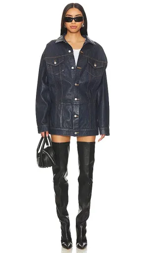 EB Denim Webster Mini Dress in Blue