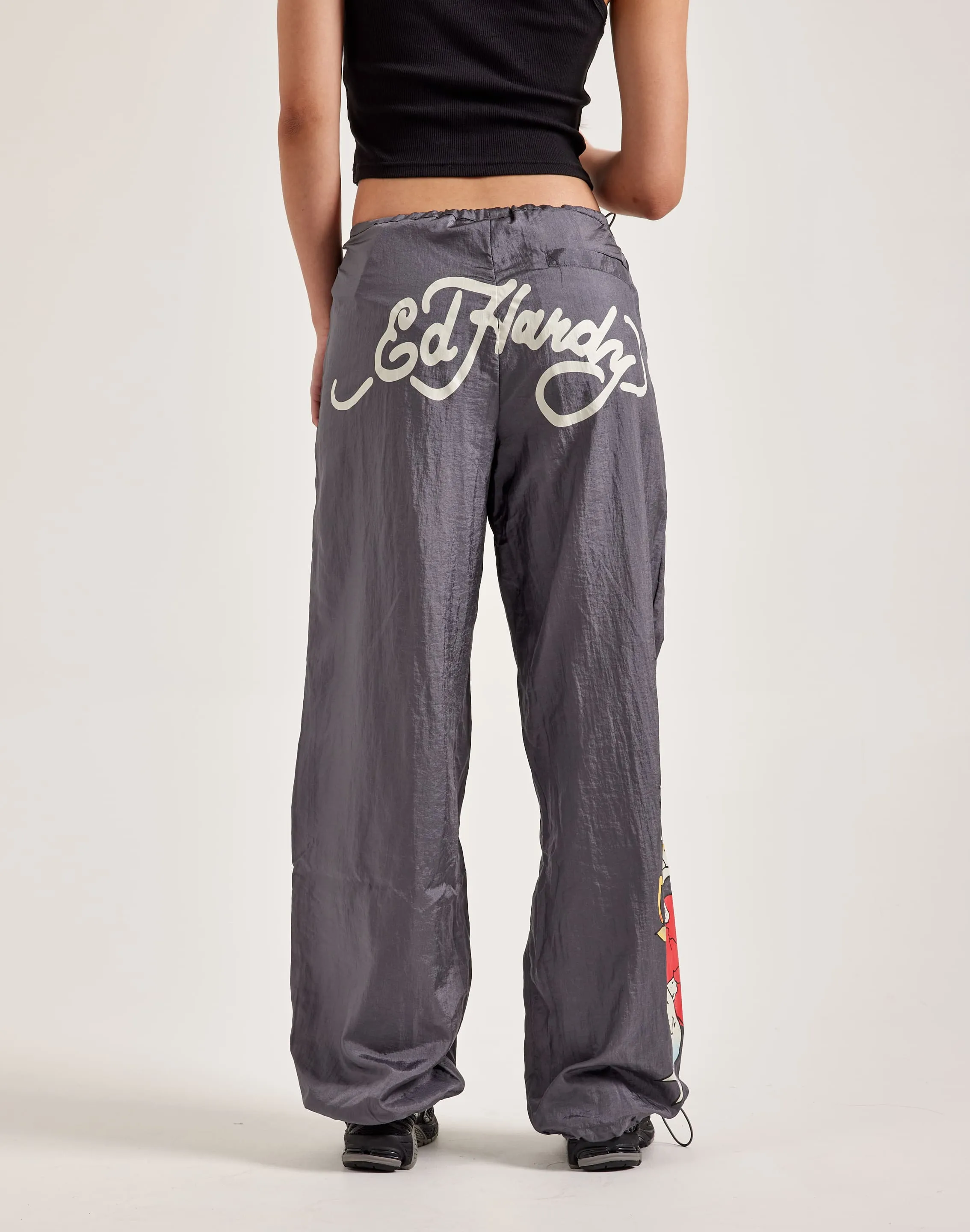 Ed Hardy Love Kills Slowly Nylon Pants