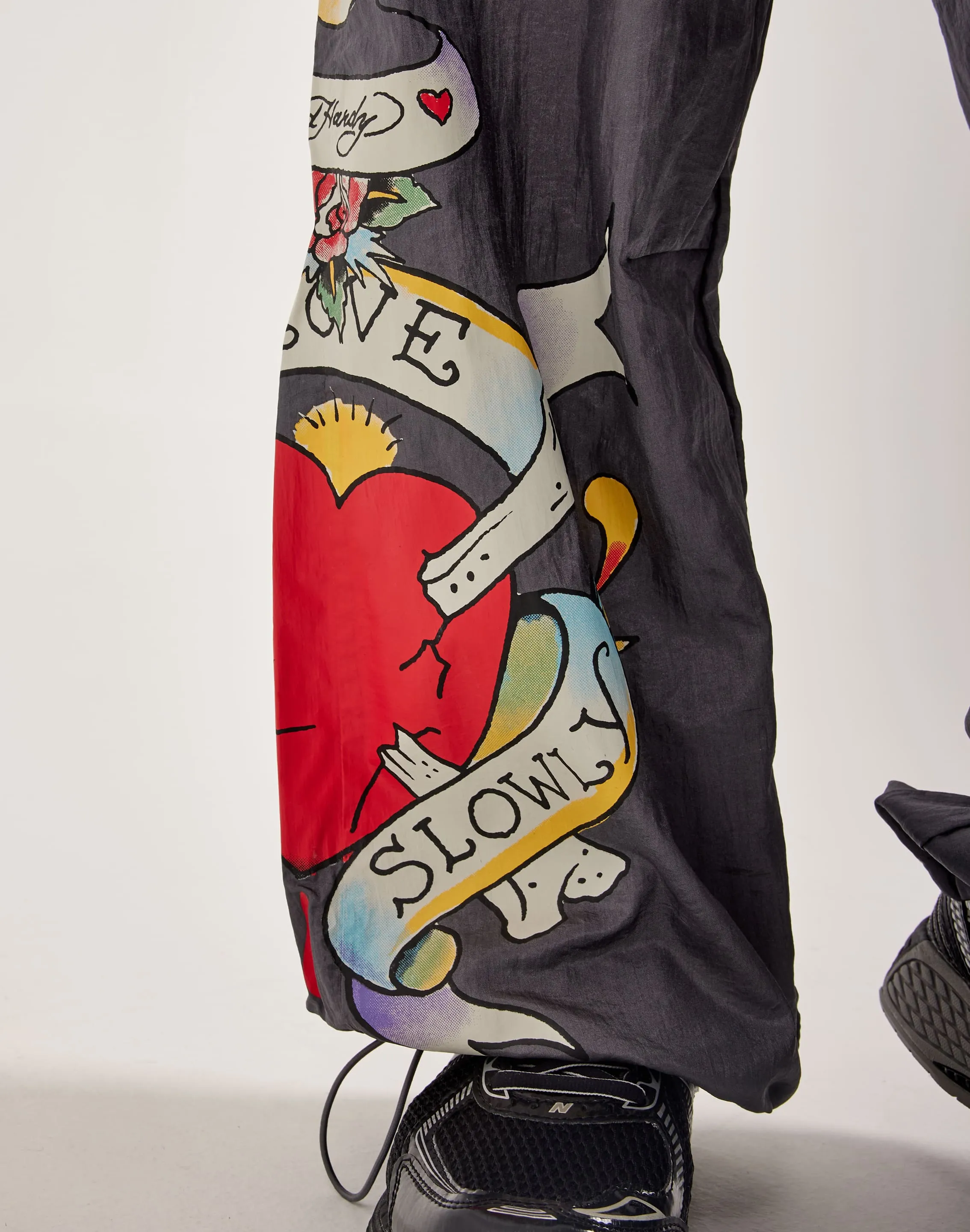 Ed Hardy Love Kills Slowly Nylon Pants