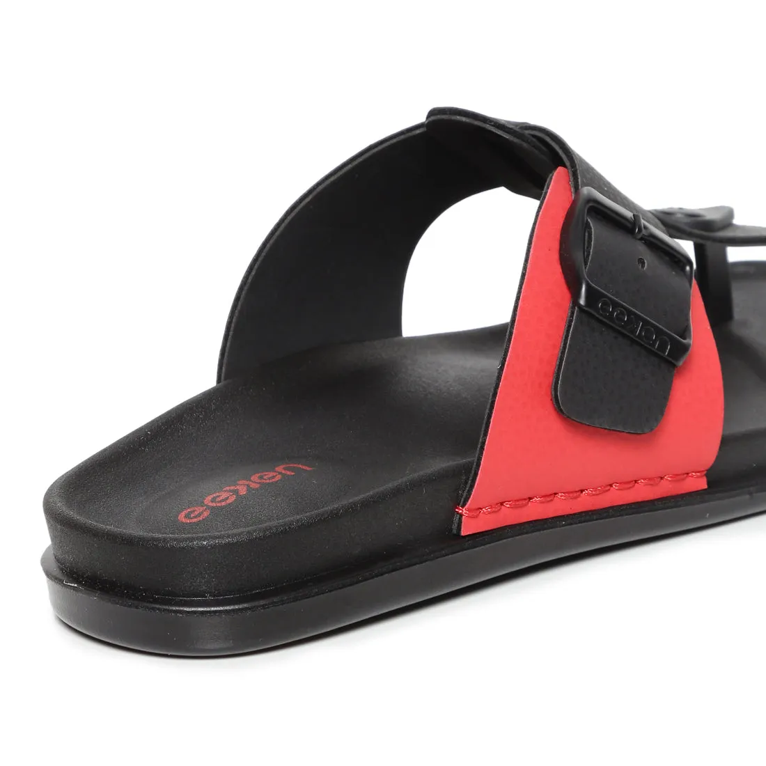 Eeken EPUG4037 Red Stylish Lightweight Dailywear Dual Density Casual Sandals For Men