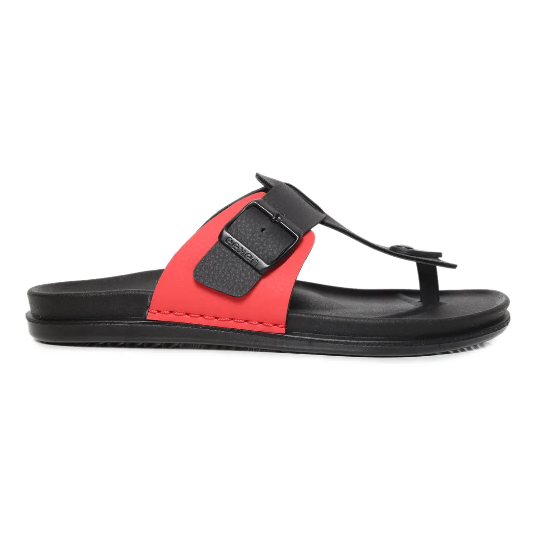 Eeken EPUG4037 Red Stylish Lightweight Dailywear Dual Density Casual Sandals For Men
