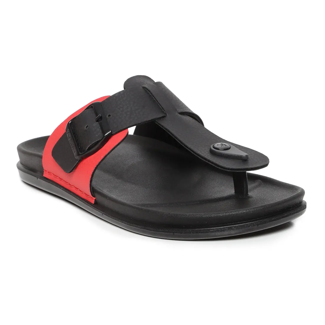 Eeken EPUG4037 Red Stylish Lightweight Dailywear Dual Density Casual Sandals For Men