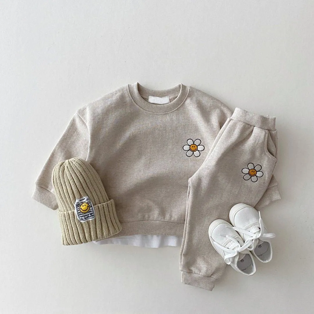Embroidered Daisy Tracksuit