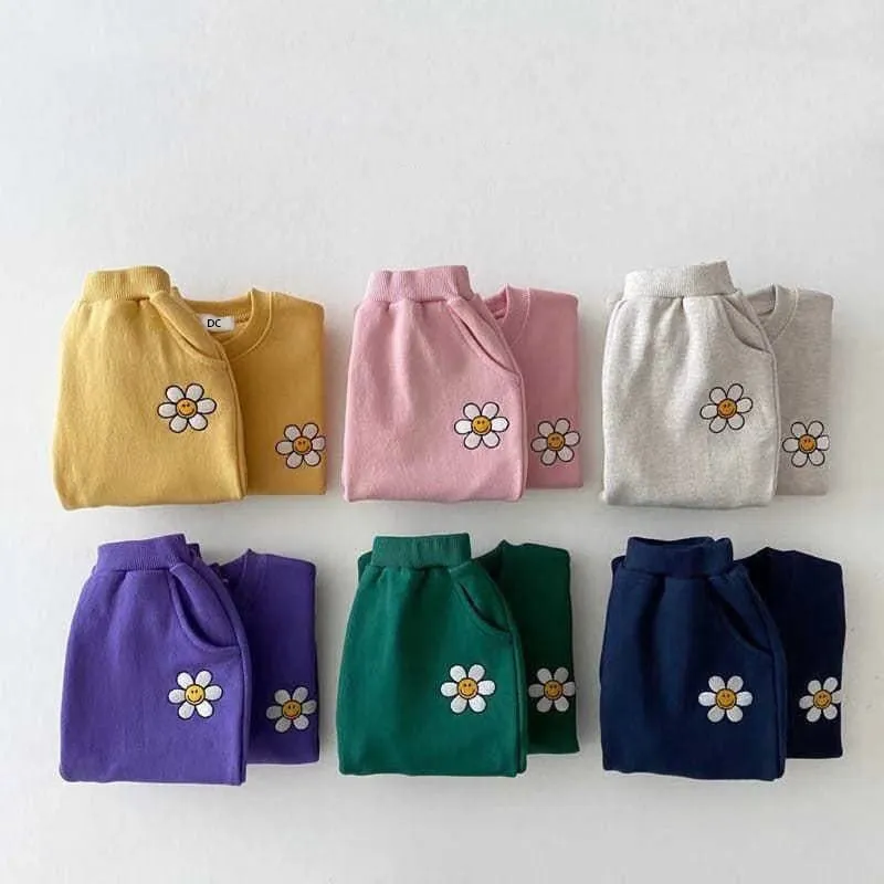 Embroidered Daisy Tracksuit