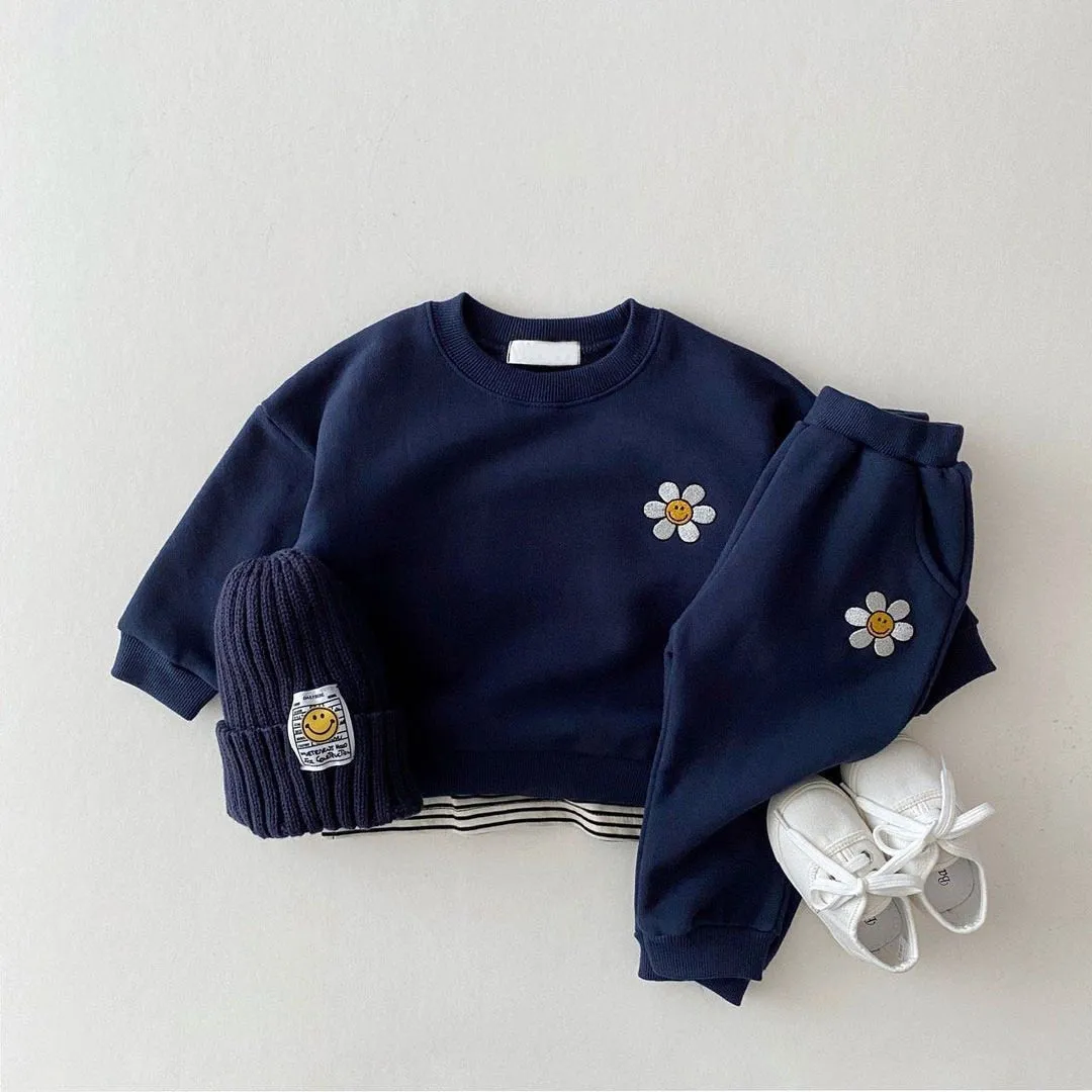 Embroidered Daisy Tracksuit