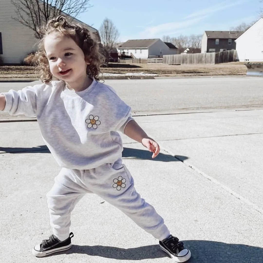 Embroidered Daisy Tracksuit