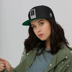 Embroidered Flat Bill Snapback Cap Black Streetwear Yupoong The Ascension High Fashion ELECT