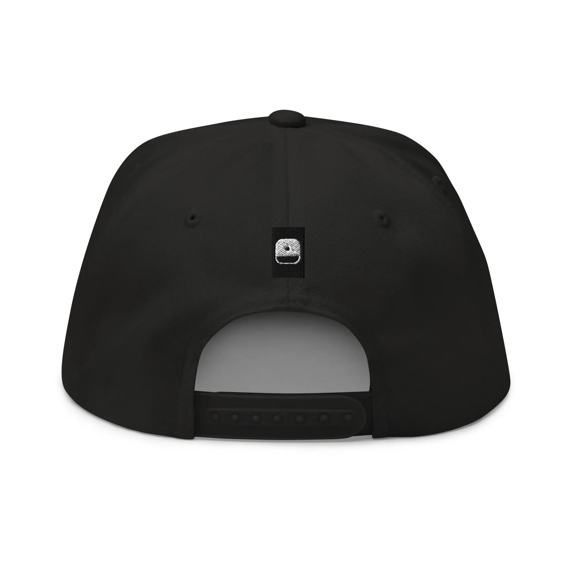 Embroidered Flat Bill Snapcack Cap Black Streerwear Yupoong The Ascension High Fashion BLACK SUN
