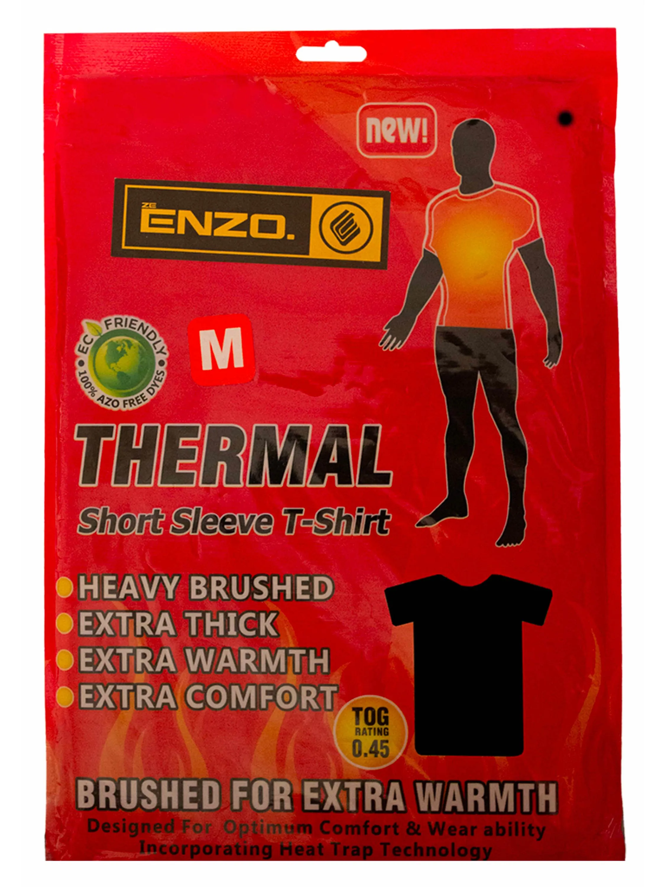 Enzo | Mens Short Sleeve Thermal Set