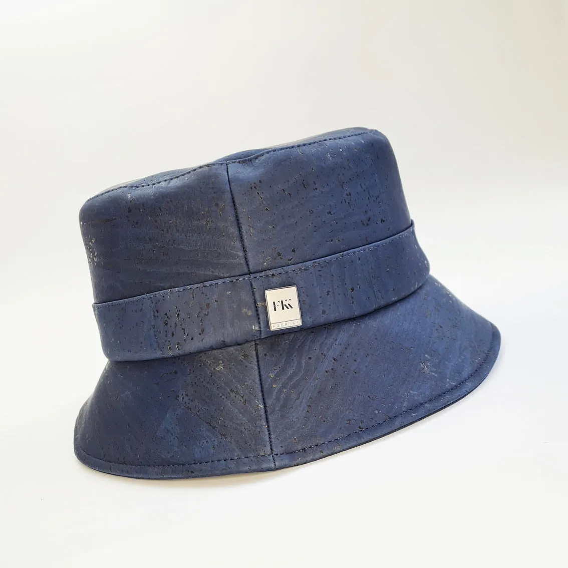 FABRIKK Montecristo Eco Cork Bucket Hat | Navy Blue | Vegan Hat