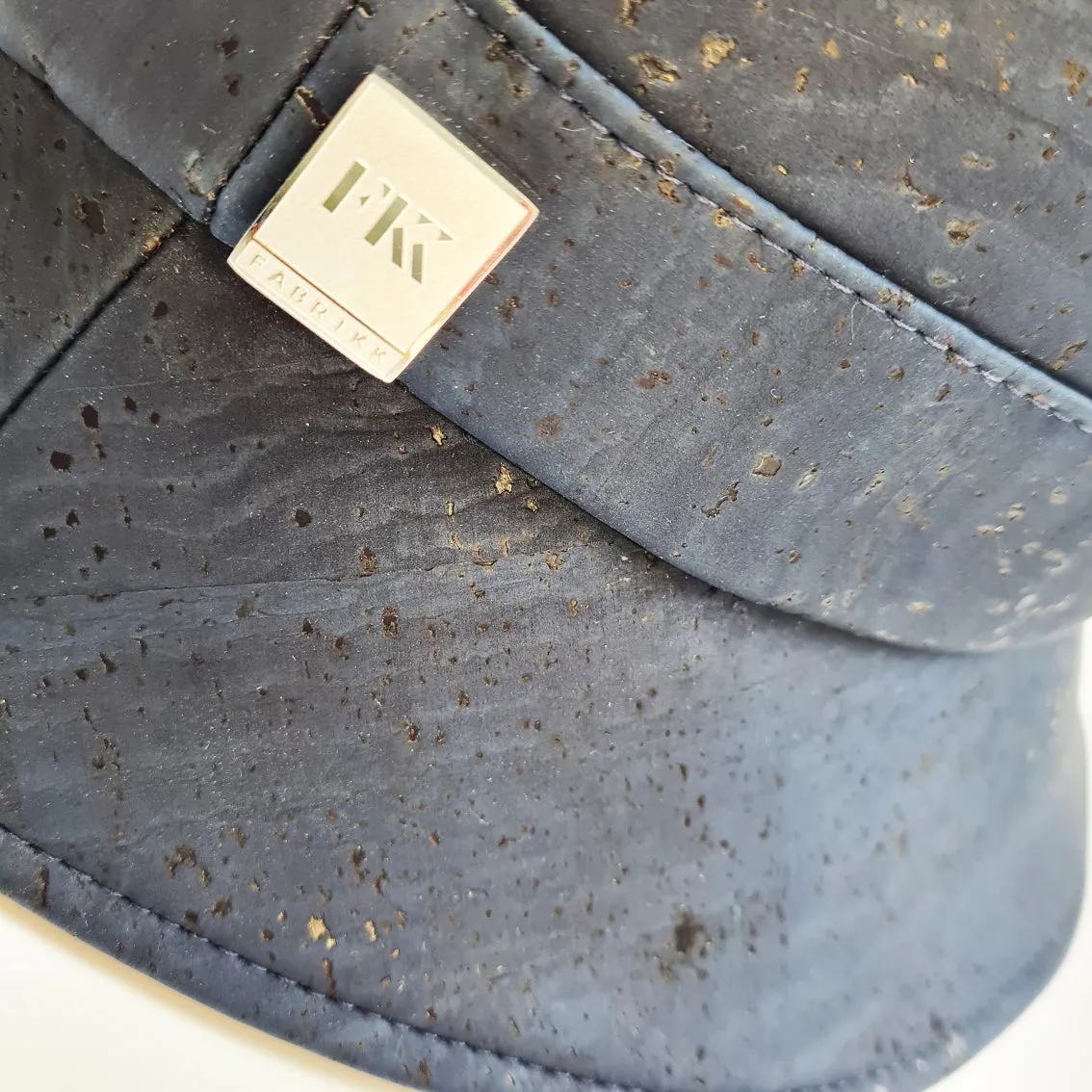 FABRIKK Montecristo Eco Cork Bucket Hat | Navy Blue | Vegan Hat