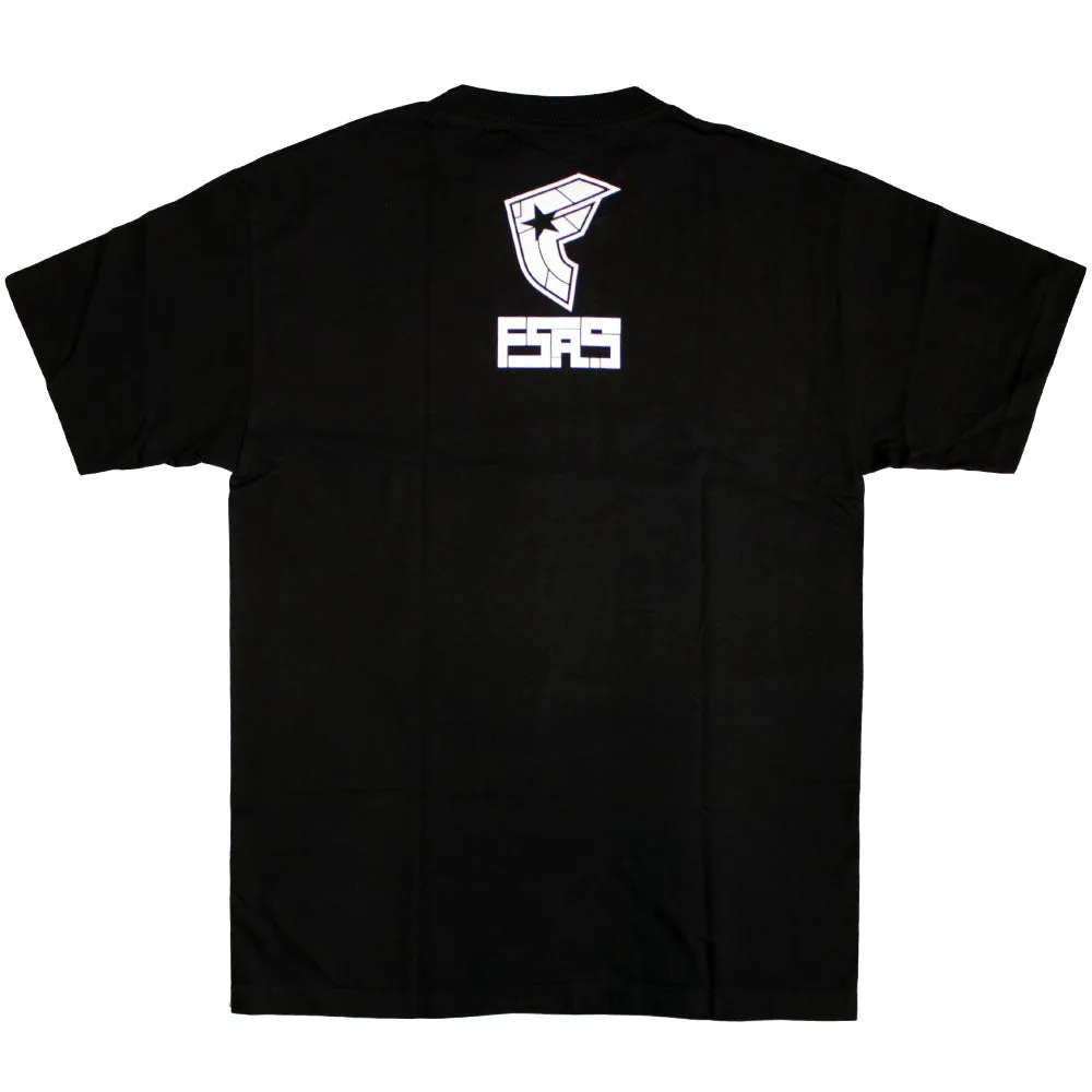 Famous Stars and Straps Shake T-shirt Black Grey White