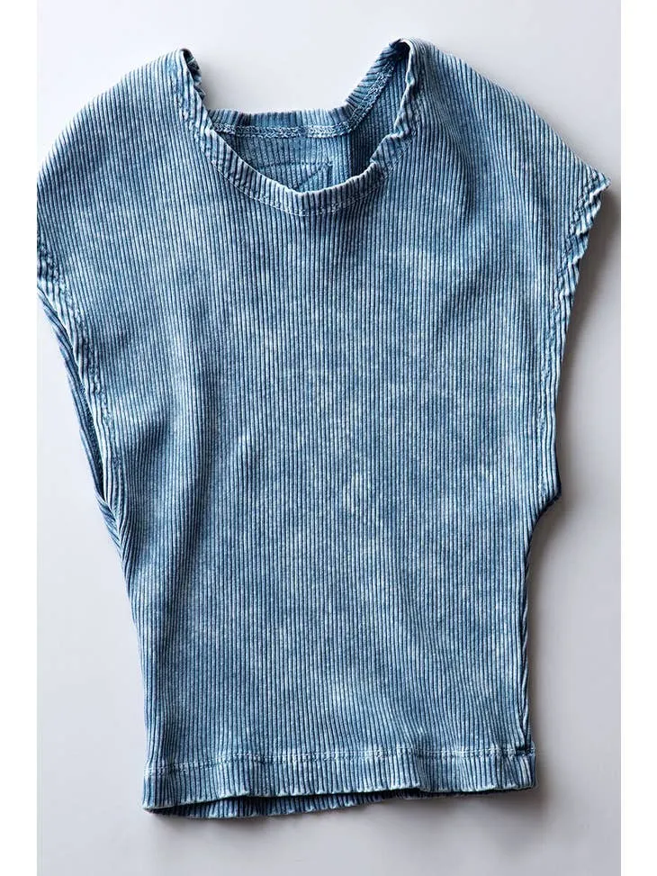 Fashion Week Betty Mineral Wash Crop Top