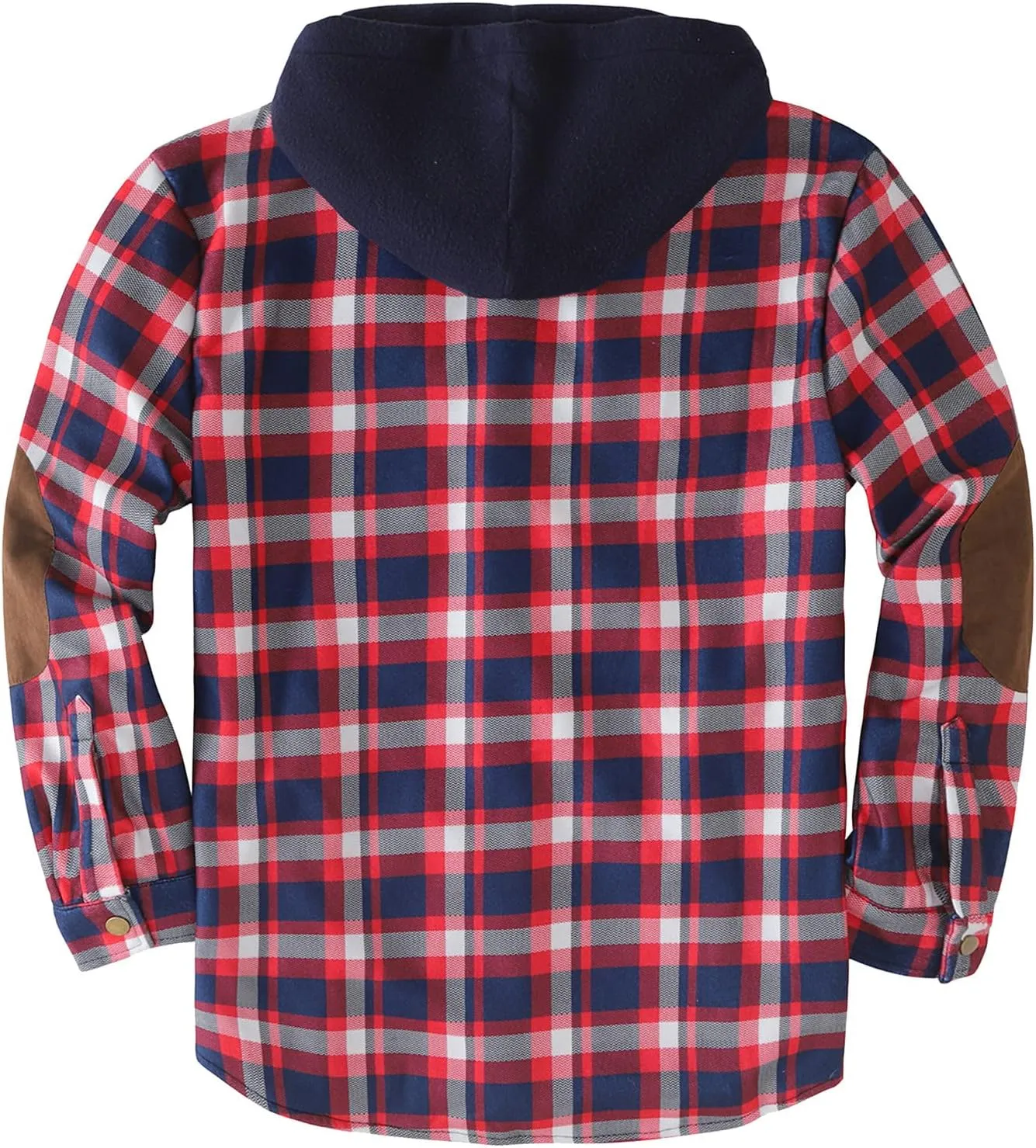 Flannel Jackets for Men Big and Tall Design Plaid Shirt Jacket Relaxed Fit Thicken Warm Sweatshirt Cozy Soft Outwear