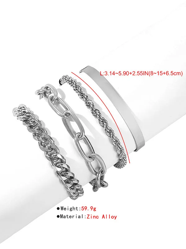 Flytonn-Original Cool Statement Chains Bracelet