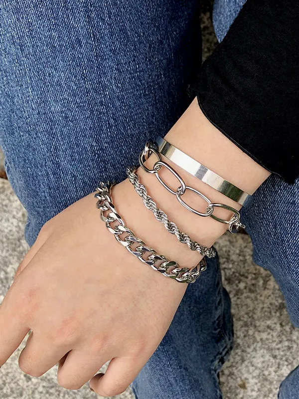 Flytonn-Original Cool Statement Chains Bracelet