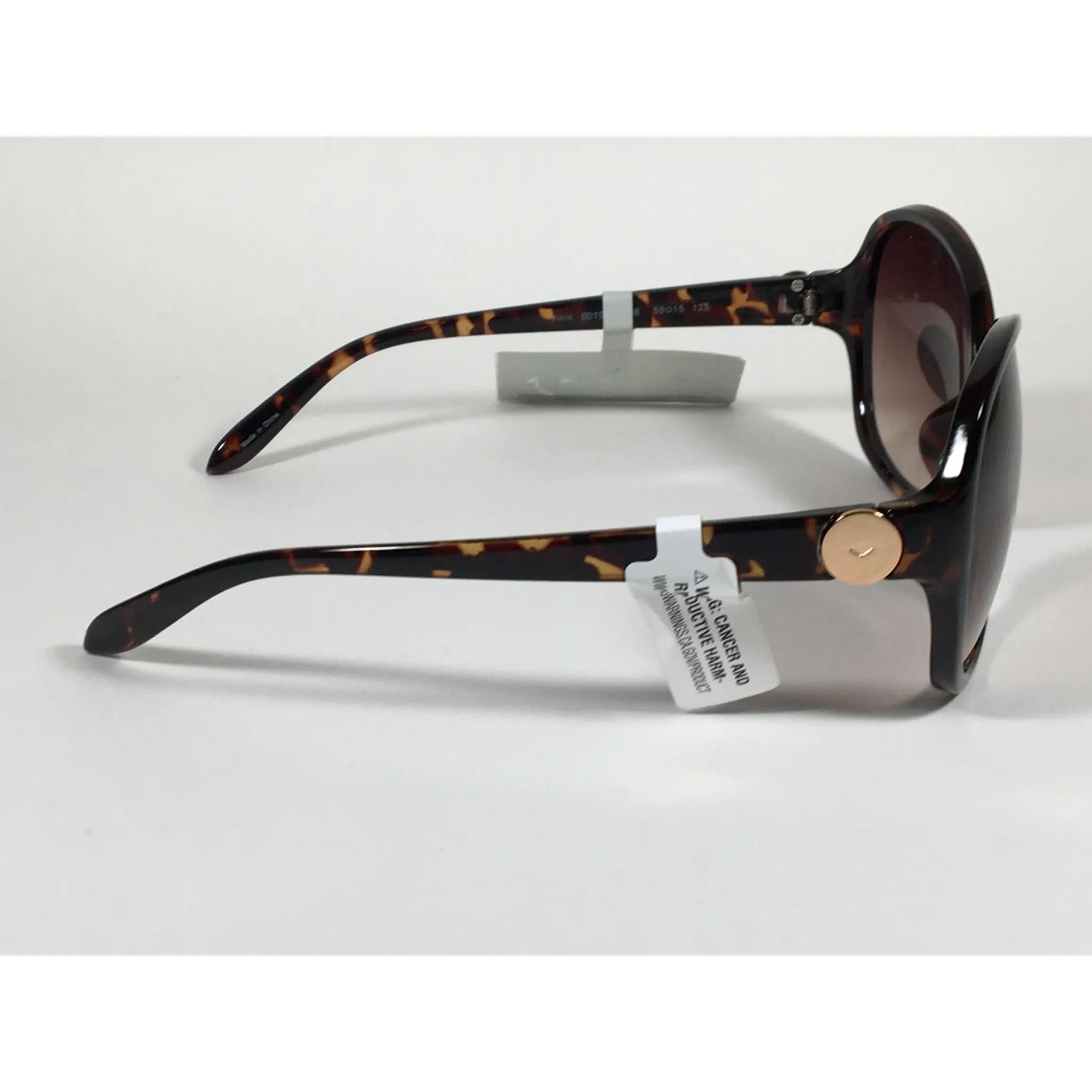 Fossil Oversized Sunglasses Brown Tortoise Brown Gradient Lens FW16