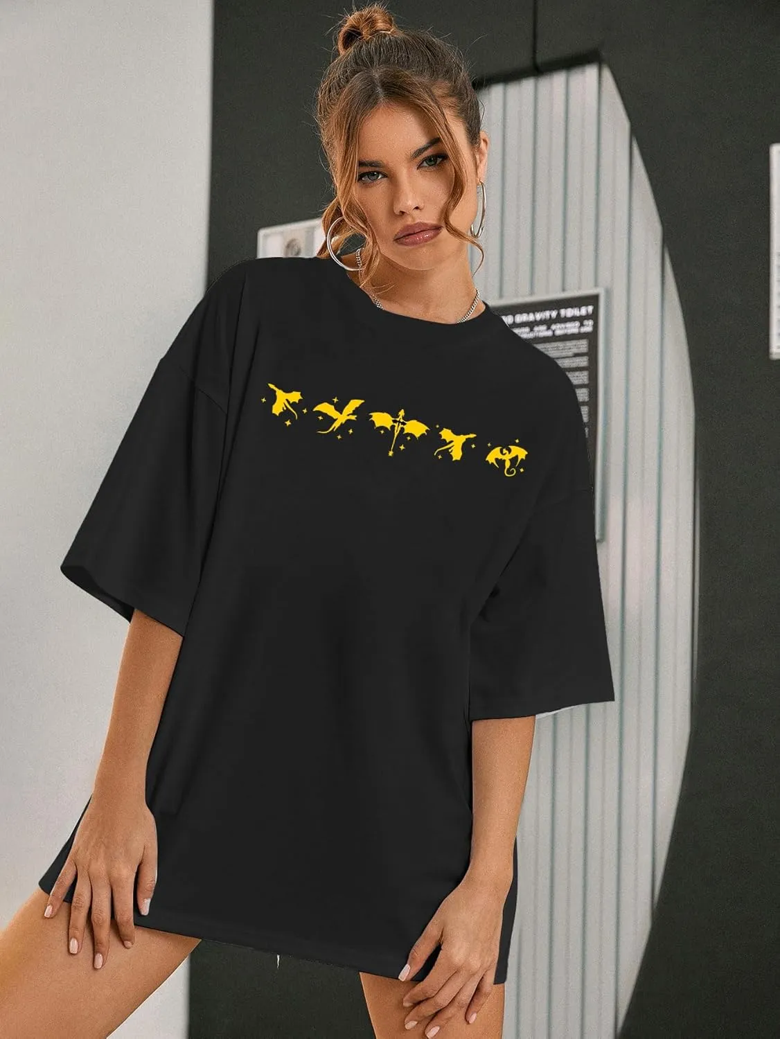 Fourth Wing Shirt Basgiath Graphic Tee Women Gragon Rider Shirts Graphic Tees Book Oversized Shirts