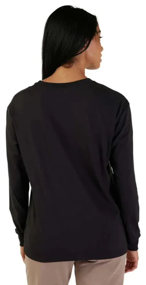 Fox WOMENS FOX HEAD LS TOP - Black