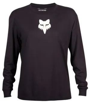 Fox WOMENS FOX HEAD LS TOP - Black